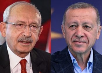 Turkish President Recep Tayyip Erdogan (right) and the major opposition candidate Kemal Kilicdaroglu Credit: Reuters