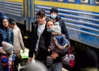 Ukrainian refugees entering the Czech Republic. Credit: Prague Morning