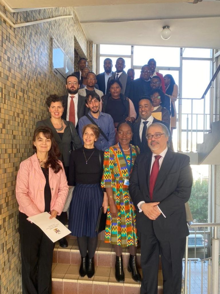 The Ministry of International Relations and Cooperation(MIRCO) welcomed a technical team from the Brazilian Cooperation Agency to Namibia on 6 July 2023. Photo: MoIRC Namibia