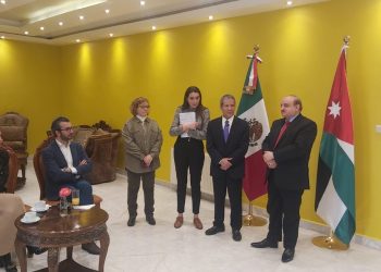 Mexican Ambassador to Jordan Roberto Rodriguez Hernandez during a press conference on Wednesday to commemorate the 48th anniversary of Mexican-Jordanian relations, and roll out activities and events that will take place in the coming days and weeks to celebrate and cement bilateral ties. Credit: Fananews