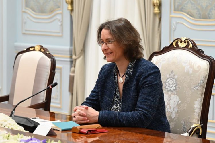 The newly appointed French Ambassador to Turkey, Isabel Dumont pictured. Credit: Trhaber