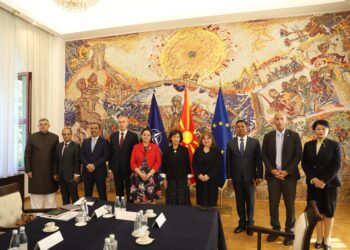 North Macedonia’s President Meets Non-Resident Ambassadors in Sofia