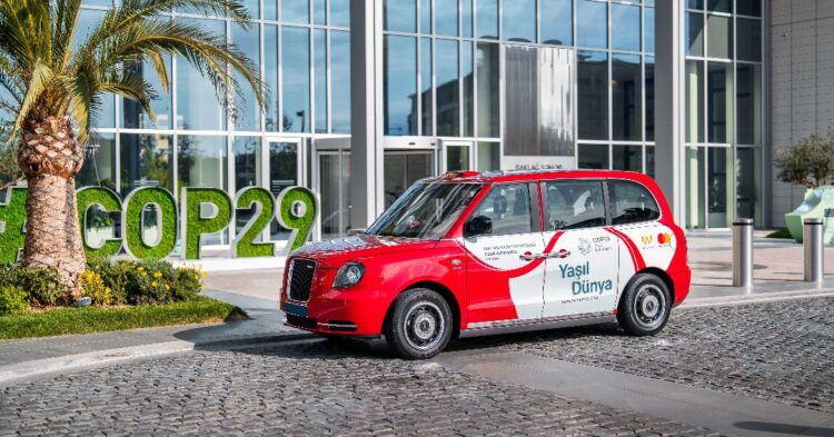 153 LEVC Electric Taxis Enhance COP 29 Sustainability in Baku